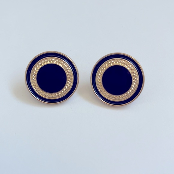 Fancy Button Earrings - Picture 1 of 4